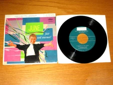 POP / JAZZ EP  - JUNE CHRISTY - CAPITOL EAP 1-833 - "FAIR AND WARMER!"
