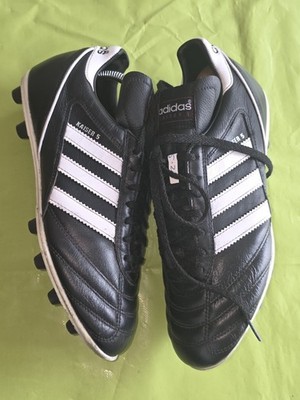 Tolle Adidas Fußballschuhe Stollen Kaiser 5 Gr.41 UK 7,5 Schwarz 