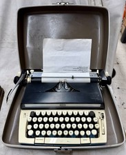 1960's - 1970's Sears Forecast 12 Manual Portable Typewriter with Case thumbnail