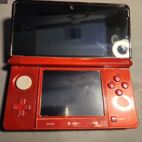 Flame Red 3DS Syetem - W/USB Charger - Picture 9 of 13