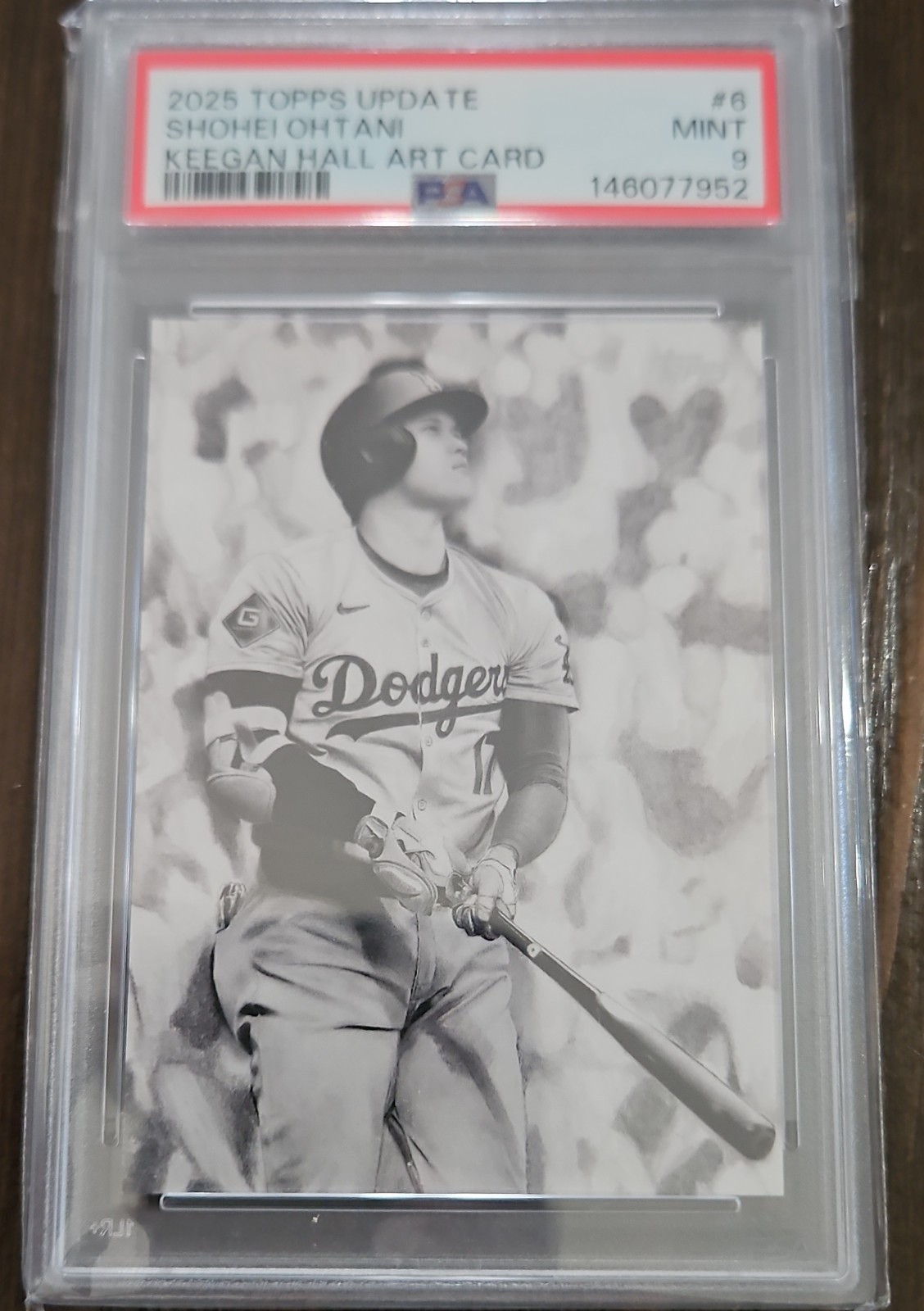 Shohei Ohtani 2025 Topps Update #KHAC-5 Keegan Hall Art Cards
