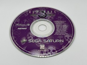 Ultimate Mortal Kombat 3 (SEGA Saturn, 1996) CIB Complete W/Reg Card - Tested