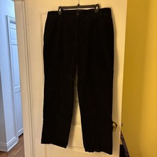 Dockers Pants Mens 38x32 (31”)Black D3 Classic Corduroy Straight Leg Classic Fit