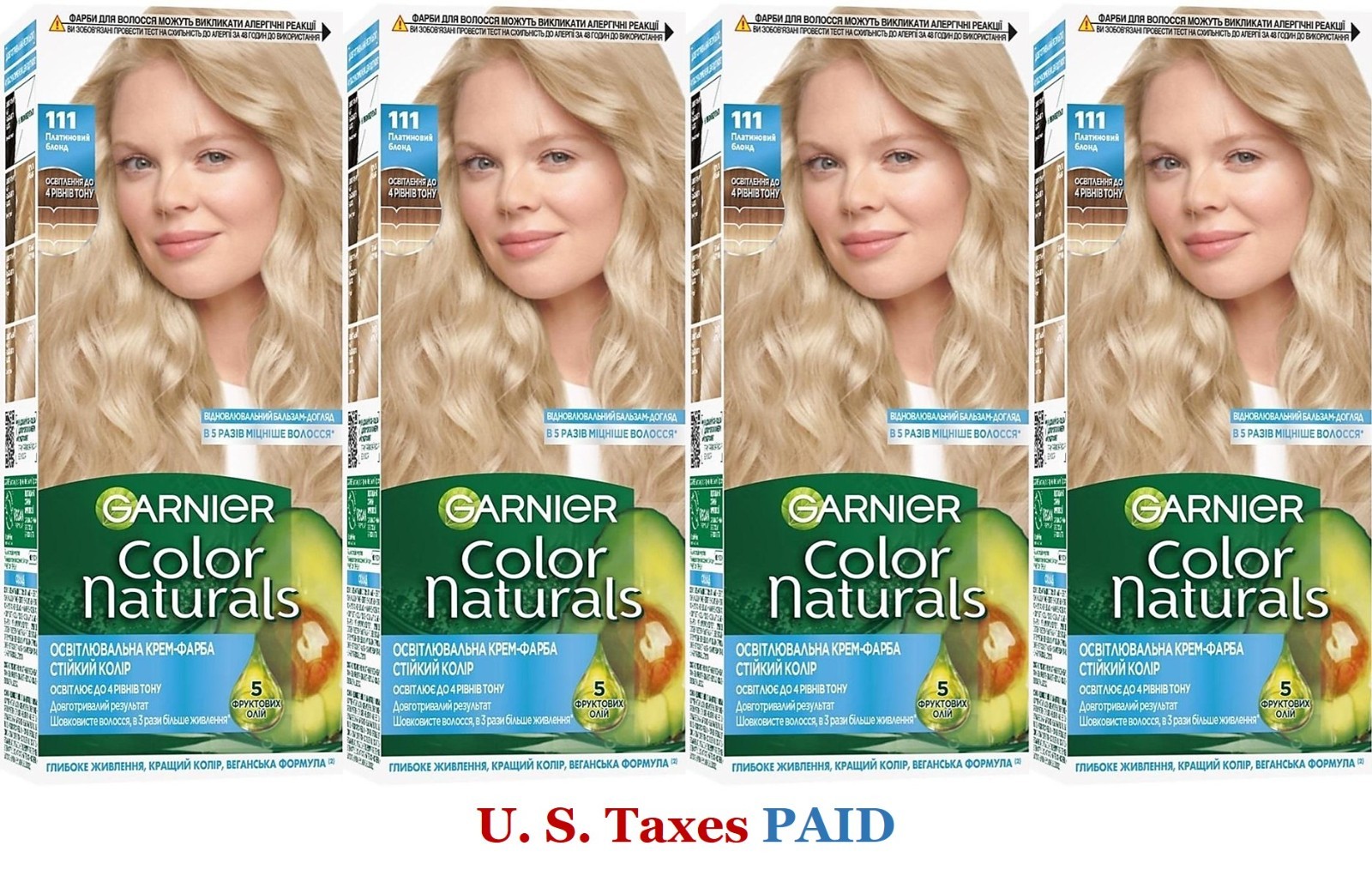 Naturals 111 Ultra Platinum Blonde Light Ash Permanent Hair 