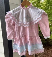 Vintage Daisy Kingdom Pink Toddler Handmade Dress 2T