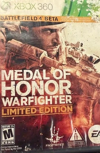 Medal of Honor Warfighter (XBOX 360 - Live, M=Mature, "Limited Edition",  2012)