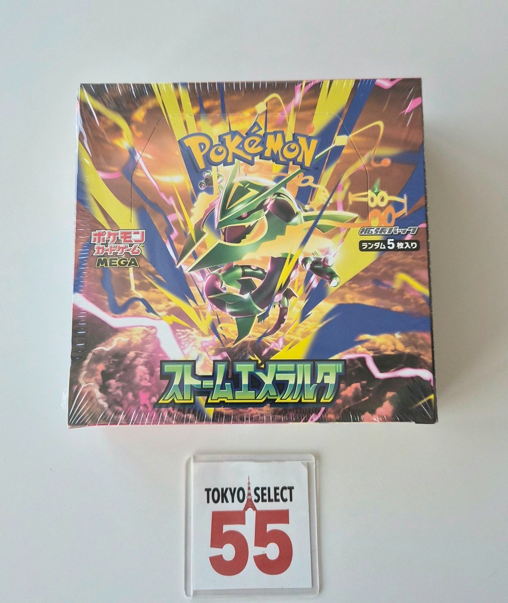 Storm Emeralda Booster Box Japanese w/Shrink M6 Pokemon Card