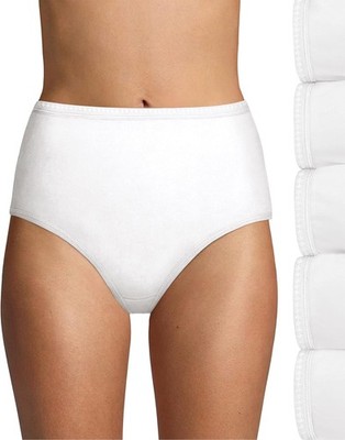 Hanes Damen Slip mit Hoher Taille, Leichte Feuchtigkeitsableitende Unterwäsche, 