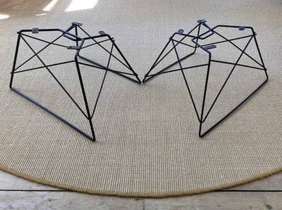 2 x Cat s Cradle Low Base STUHL UNTERGESTELLE FÜR EAMES CHAIR FIBERGLAS STUHL 