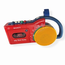 My First Sony CFM-2500 AM FM Radio Cassette Tape Player Untested For Parts