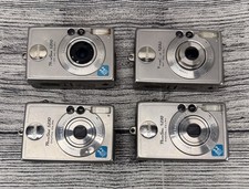 Canon PowerShot S230 Digital ELPH 3 3.2MP Camera Parts Or Repair LOT OF 4