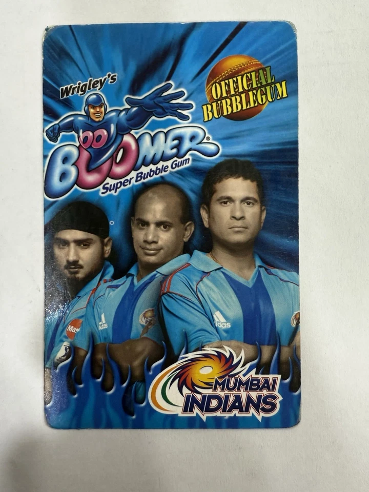 Tarjeta Sachin Tendulkar Wreley’s Boomer 2008 Foto 2 de 2