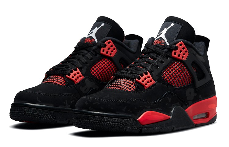 Size 4.5 - Jordan 4 Retro Mid Red Thunder for sale online | eBay