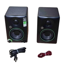 (2) MACKIE CR3.5 Black Creative Reference 50-Watts Powered Studio Monitors 0028