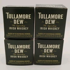 Tullamore Dew Irish Whiskey, Dew & A Brew Promotional Koozies, Lot Of 4, New