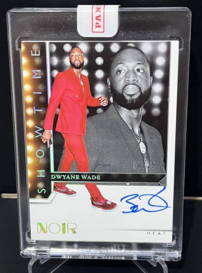 DWYANE WADE 2024-25 Panini Sellado NOIR SHOWTIME AUTÓGRAFO/25 Foto 2 de 4