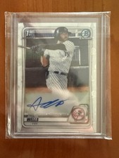 2020 Bowman Chrome 1st Austin Wells Base Auto Yankees ROOKIE RC Autograph C1