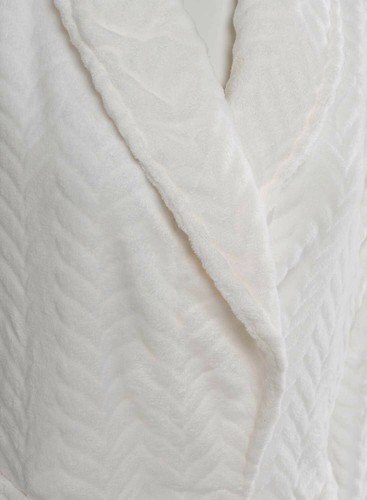 Womens Slenderella Super Soft Textured Fleece Dressing Gown Ladies Long Bathrobe - Picture 6 of 34