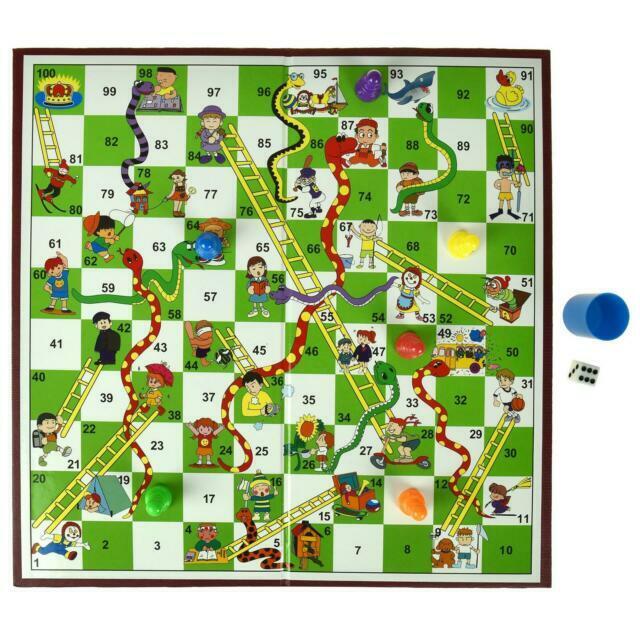 Snakes & Ladders Board Game Traditional Children Games X 1 Gift UK SELLER  for sale online | eBay