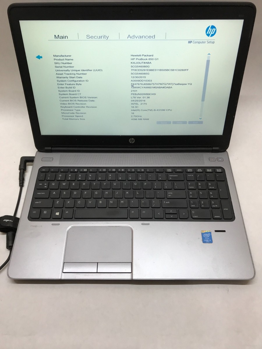 hp - HP ProBook 650 G1 Notebook PC i5-4310M/… Amazon.com: HP ProBook 650 G1 15.6 Inch Business Laptop PC
