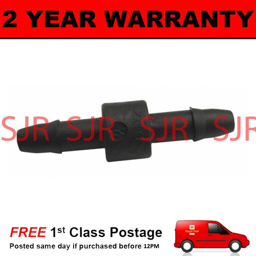 UNIVERSAL WINDSCREEN WASHER SCREENWASH IN LINE PIPE JOINER CONNECTOR