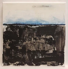 No.650 Original Abstract Modern Minimal Textured Painting By K.A.Davis 