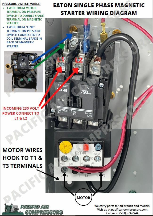 16BF15BG8 FURNAS SIEMENS REPLACEMENT MAGNETIC STARTER 5HP 230V 1