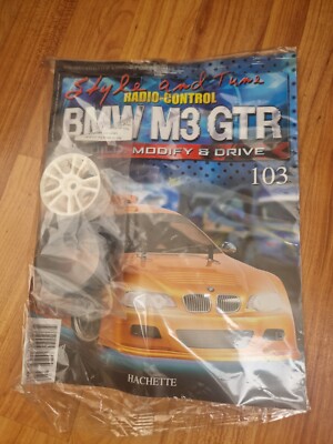 1/10 HACHETTE BUILD THE BMW M3 GTR RC T4SN THUNDER TIGER CAR KIT ISSUE 103