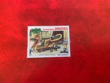 DOMINICA 1981 MNH DISNEY CHRISTMAS SANTA CLAUS WORKSHOP FATHER ELVES SLEIGH