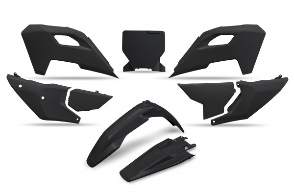 kit plastiche carene Husqvarna TC FC TX 125 250 300 350 450 2023 - 2024 nero