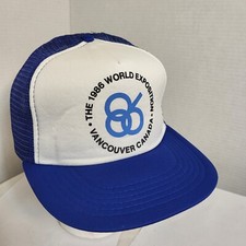 EXPO 86 Hat Snapback Baseball Vintage 80s Cap Retro Dad Trucker Vancouver Fair
