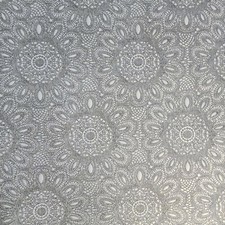 Rollo de papel tapiz texturizado tela sintética metálica gris plata patrón flores encaje 3D