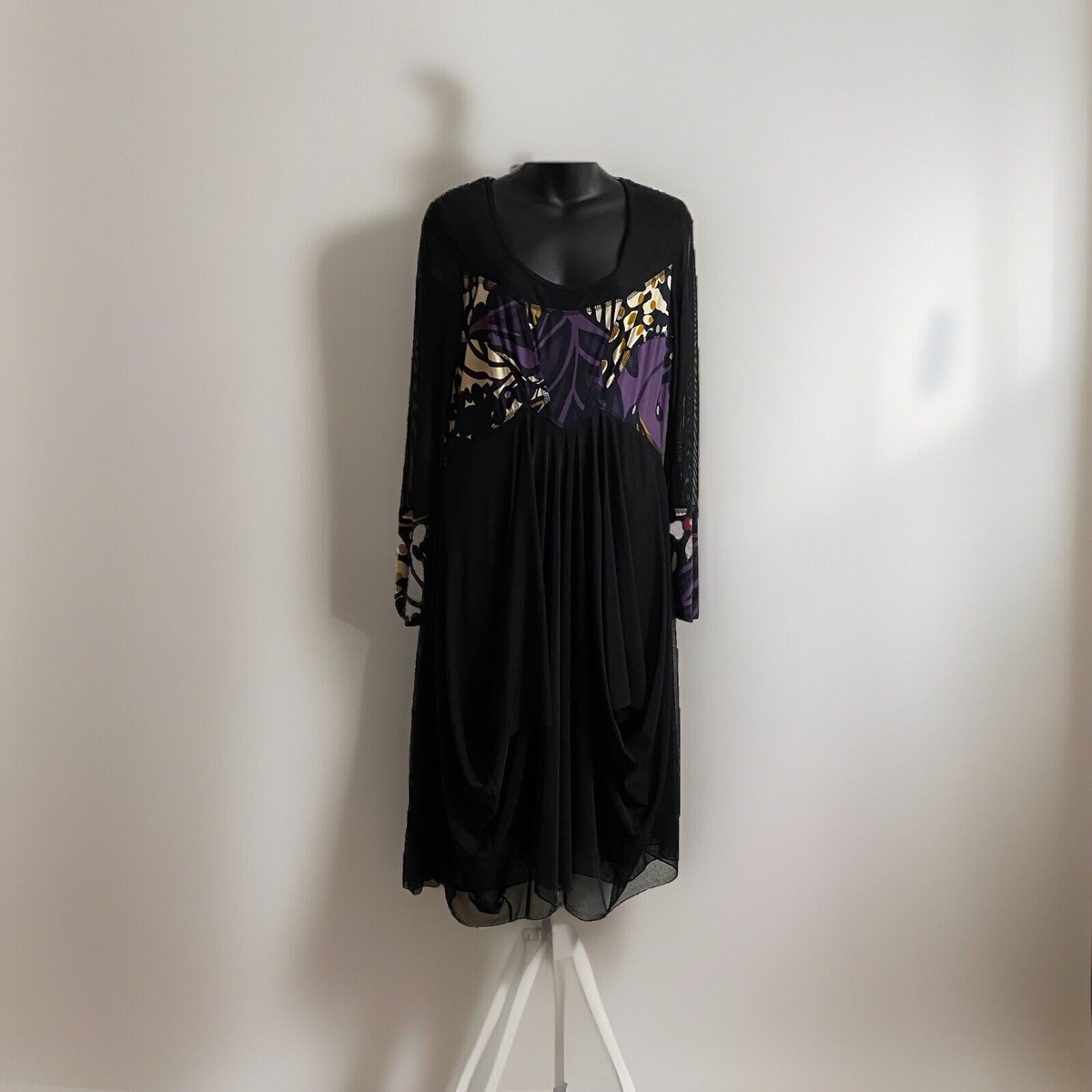 Frank Lyman black Layered Dress 10 Purple Floral Lace MIDI Bubble Hem LagenLook | eBay Frank Lyman black Layered Dress 10 Purple Floral Lace MIDI Bubble Hem LagenLook | eBay