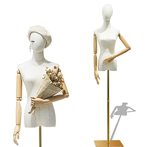 HIYOUGO Manichino Sartoriale, Articolato Busto Sartoriale Donna, (N5K)