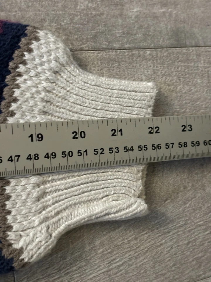 Vtg Van Heusen 417 Crew Neck Sweater Cosby Sz XL 100% Cotton Coogi - Image 4 of 4