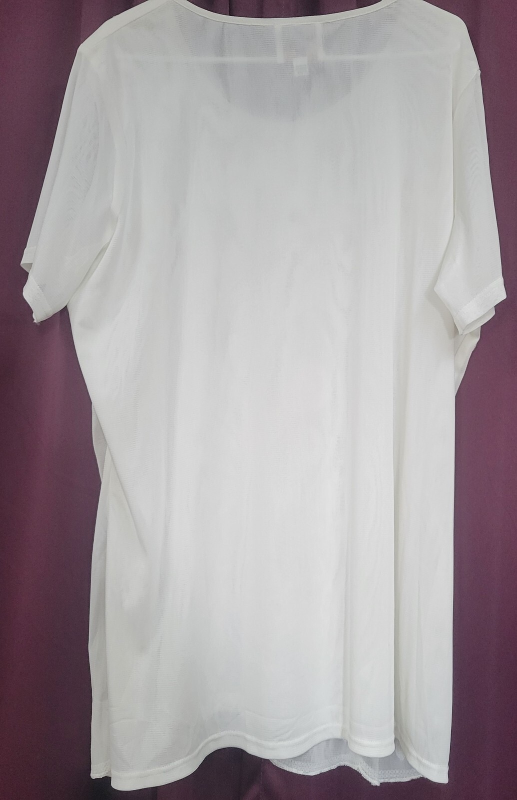 Ameri MODE WOMENS L/XL White Sequined Top - image 2