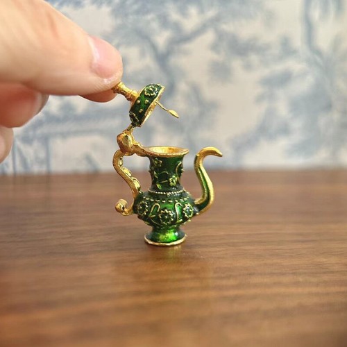 Miniatures Maison De Poupée 1/12 - Lot De 6 Vases En Céramique/Porcelaine Multicolores - Décoration