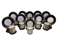 Sevres 19th C., Chateau Des Tuileries 1846 Louis Phillippe Cup / Saucer Set