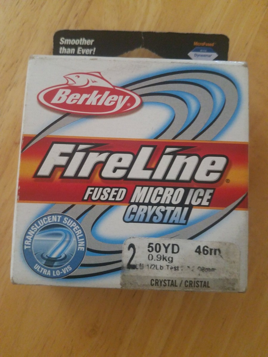 Berkley FireLine Fused Micro Ice Crystal 50 Yd Fishing Line