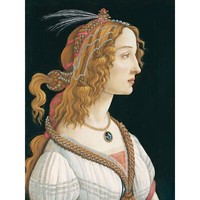 Botticelli Idealized Portrait Of A Lady As Nymph Extra Large Art Poster