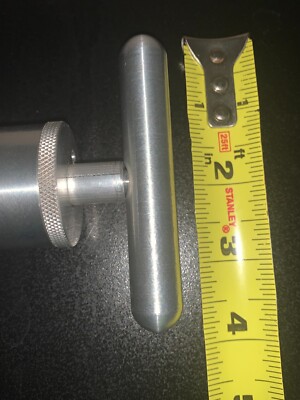 Aluminum Soft Plastic Injector 4oz / 120ml For Fishing Bait Molds - With Locking Nozzle