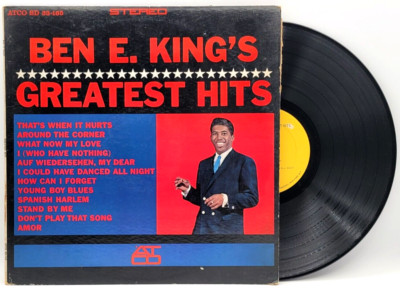 BEN E. KING - BEN E. KING'S GREATEST HITS - SOUL LP ATCO SD 33-165