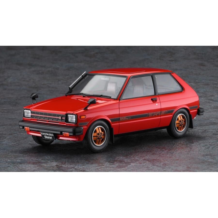 Hasegawa 1:24 HC-63 Toyota Starlet KP61 S Medium Model 1980