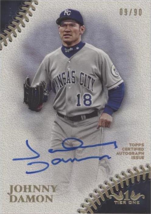 2018 Topps Tier One - Johnny Damon #PPA-JDA - 1 of 1