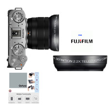 2XHD TELEOBIETTIVO CONVERSIONE PER FOTOCAMERA MIRRORLESS FUJIFILM X-M5 con XC 15-45mm