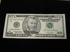 1996 Series $50 Dollar Bill FRN. Choice Crisp Uncirculated Condition. Must See!
