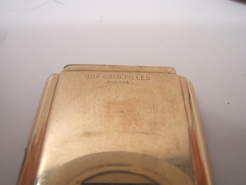 BULOVA 10K GOLD FILLED WRIST WATCH 7AK 21 JEWEL WORKING NICE LUGS - Picture 12 of 12
