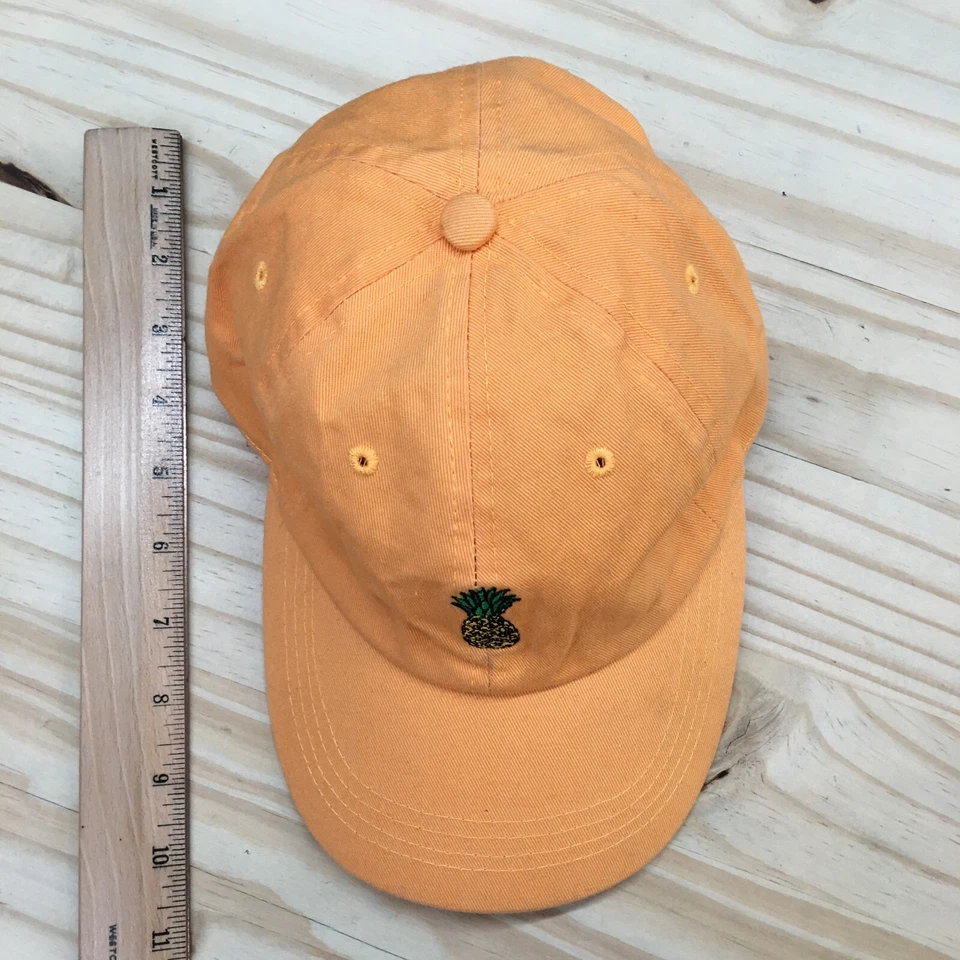 Gorra de béisbol piña para hombre OS naranja ajustable bordada City Hunter Foto 3 de 4