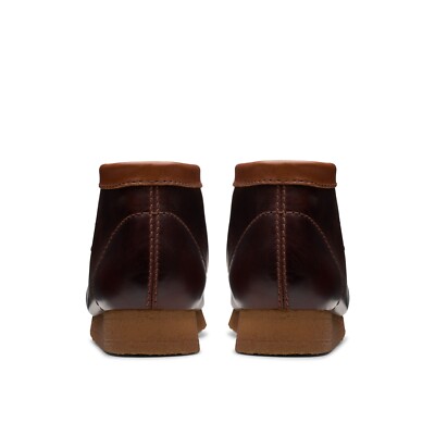 NEW Men Clarks Wallabee Original Burgundy Leather Hiker Limited