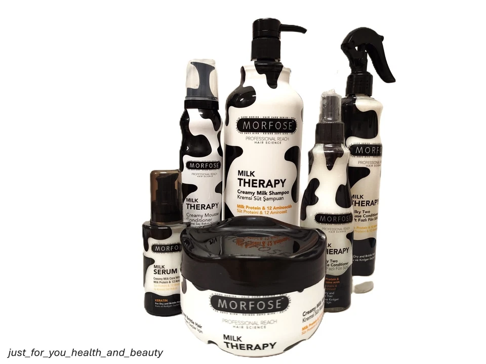Morfose Milk Therapy Mousse, Two Phase Conditioner, Hair Mask, Shampoo